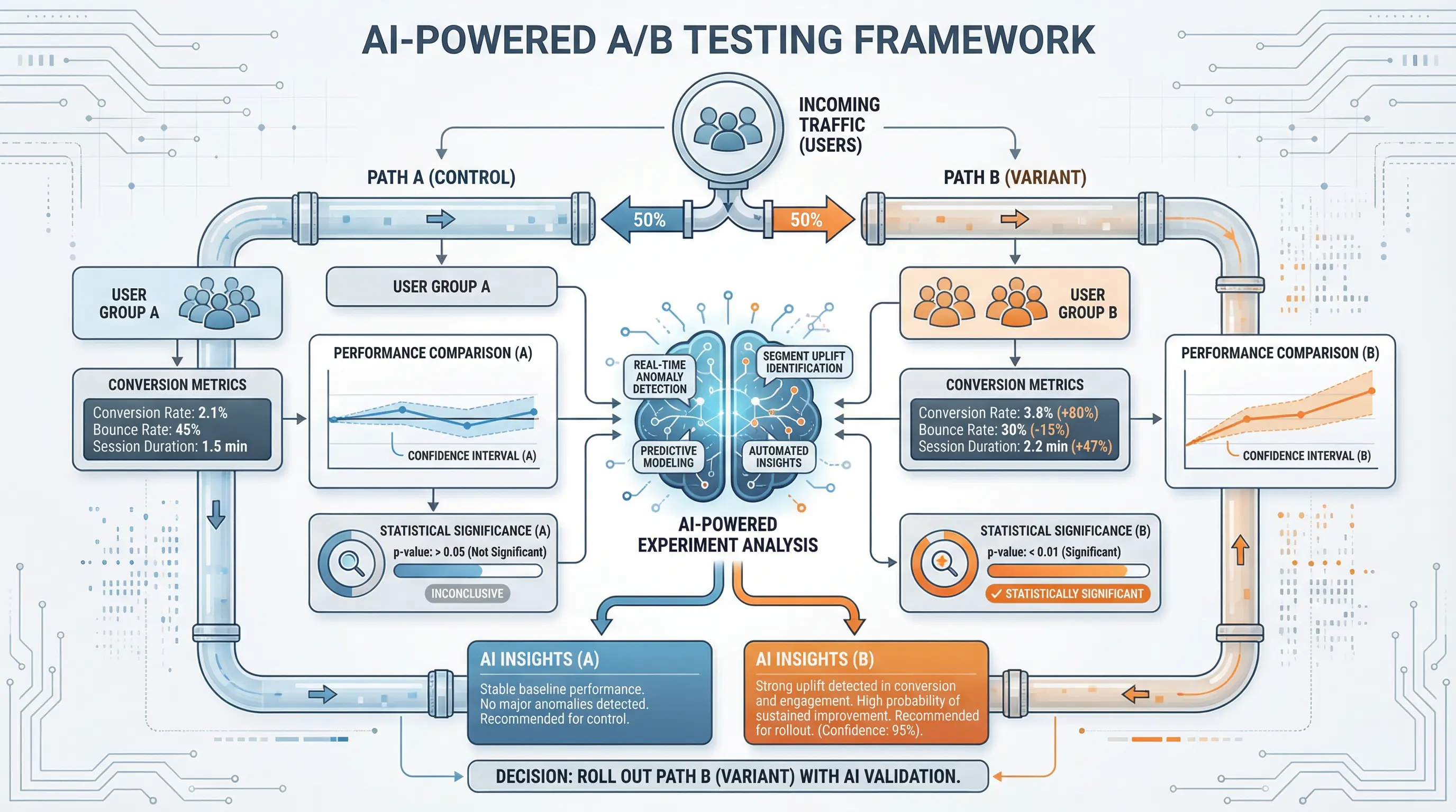 A/B Testing with AI Features