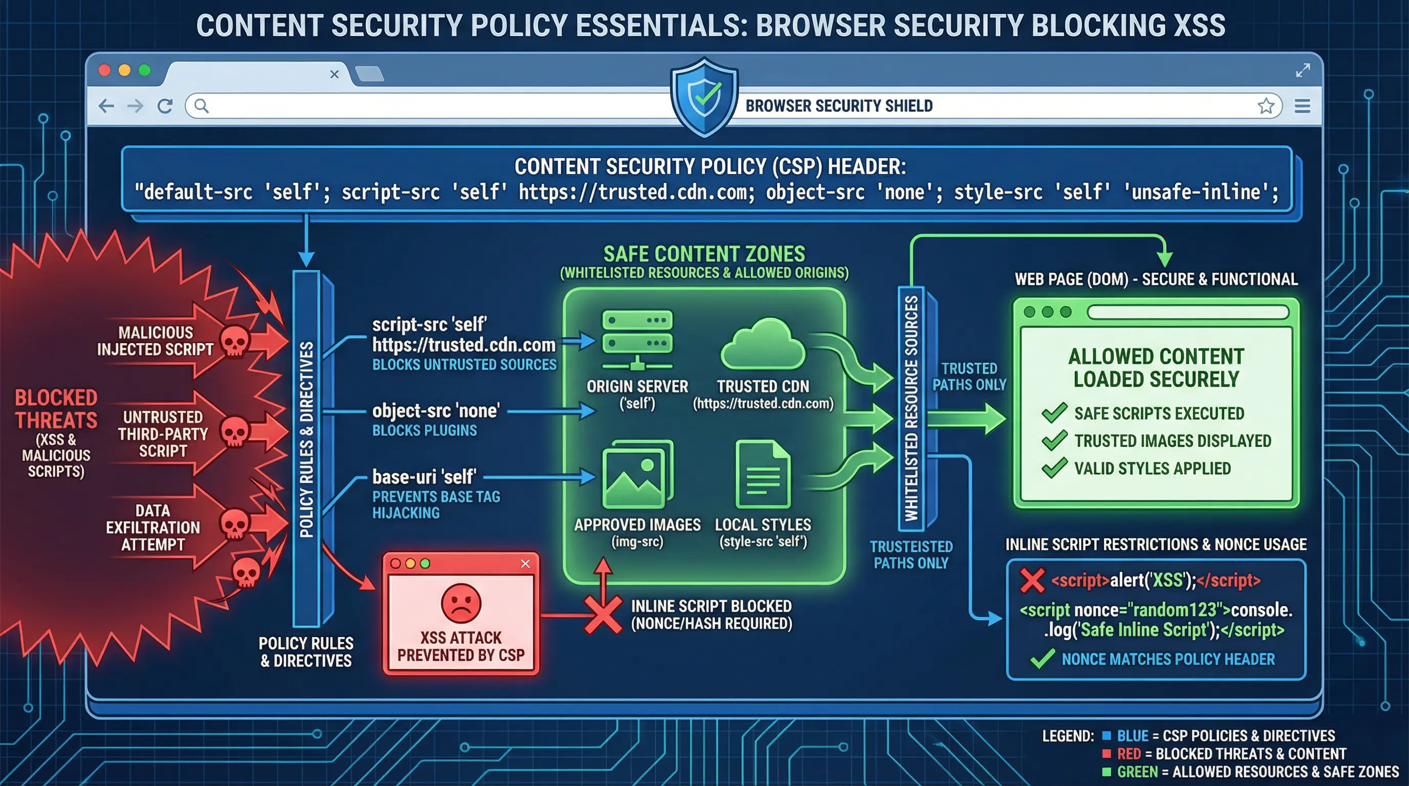 Les essentiels de la Content Security Policy (CSP)