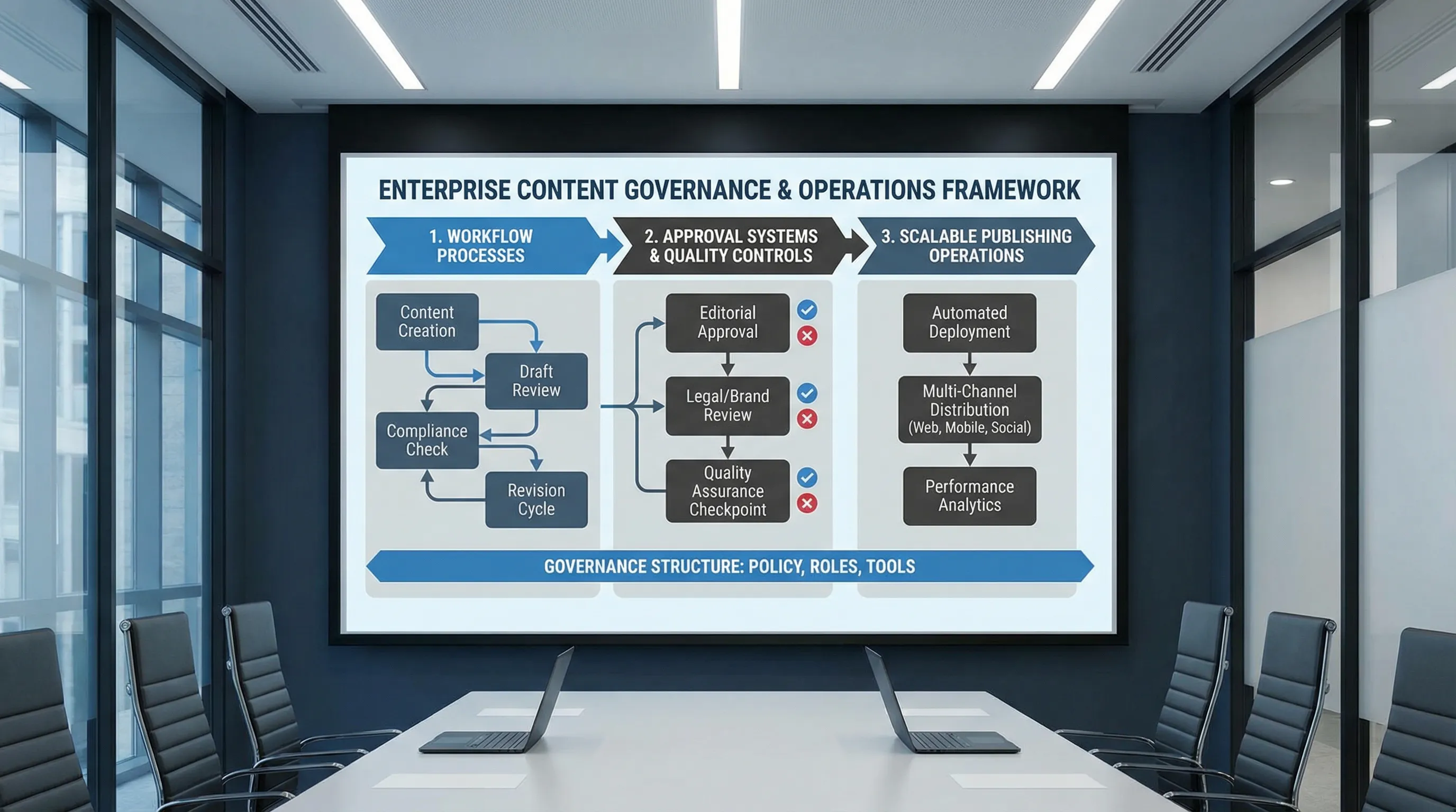 Stratégie de contenu : piliers, clusters et briefs