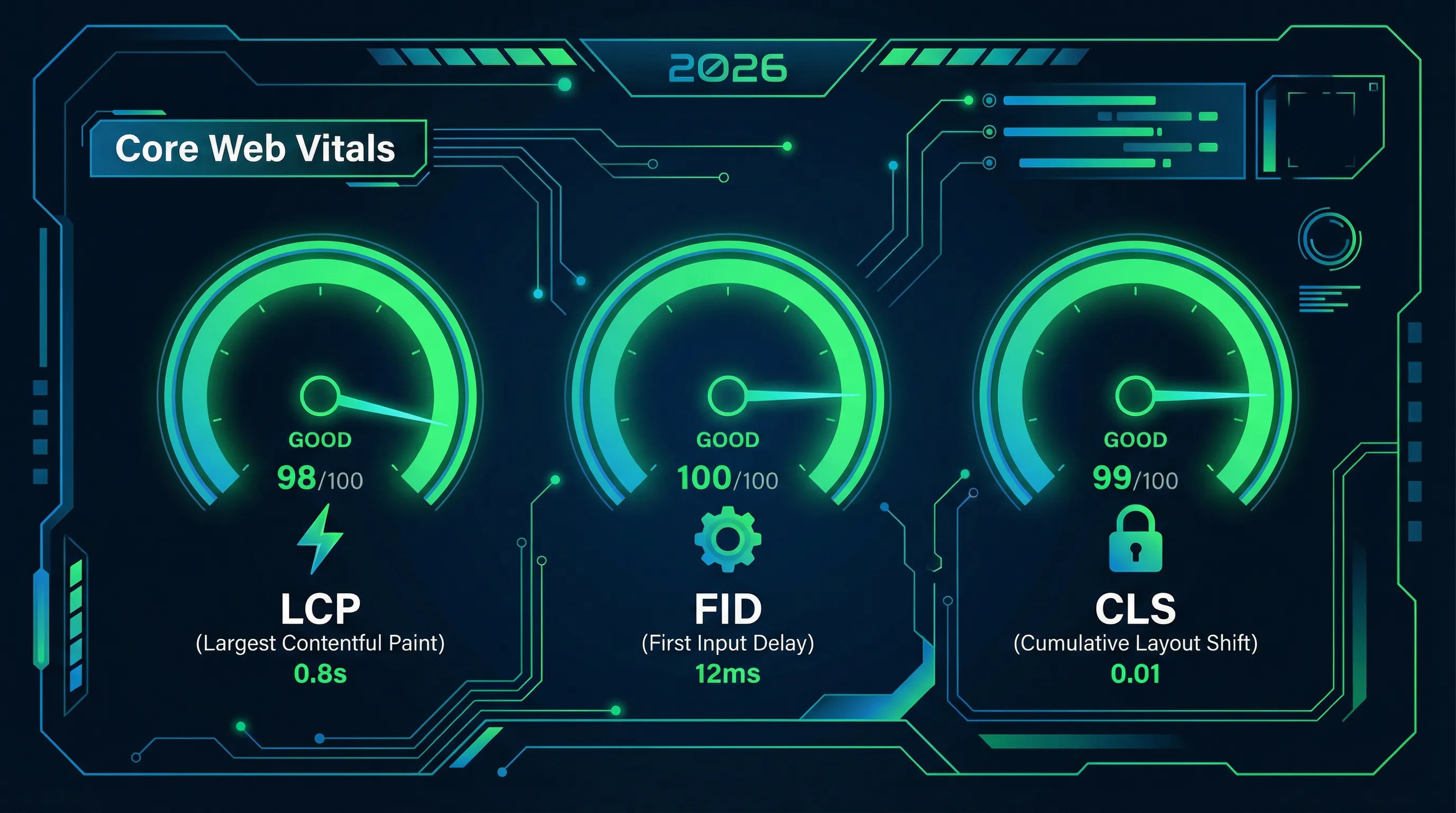 Core Web Vitals : améliorations pratiques en 2026