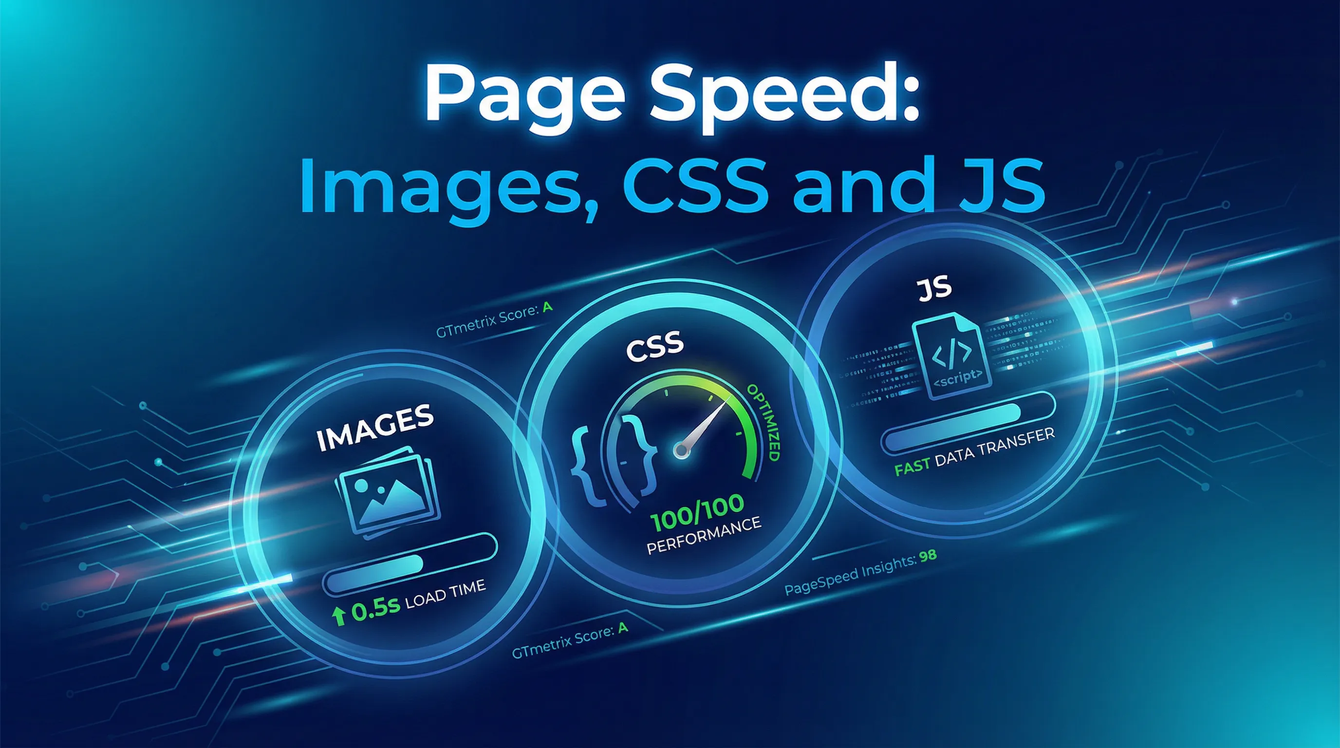 Vitesse de page : images, CSS et JS