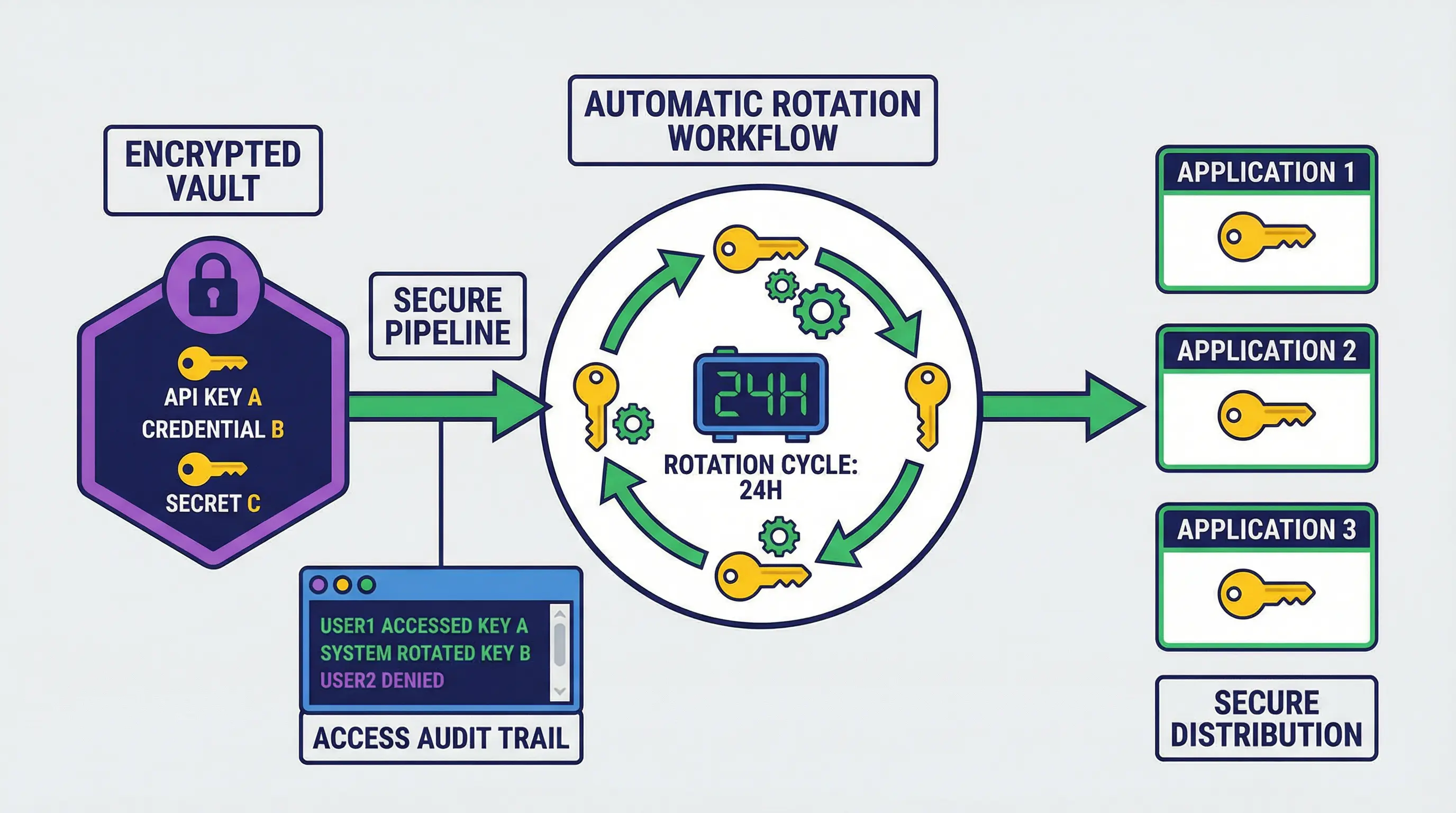 Gestion et rotation des secrets