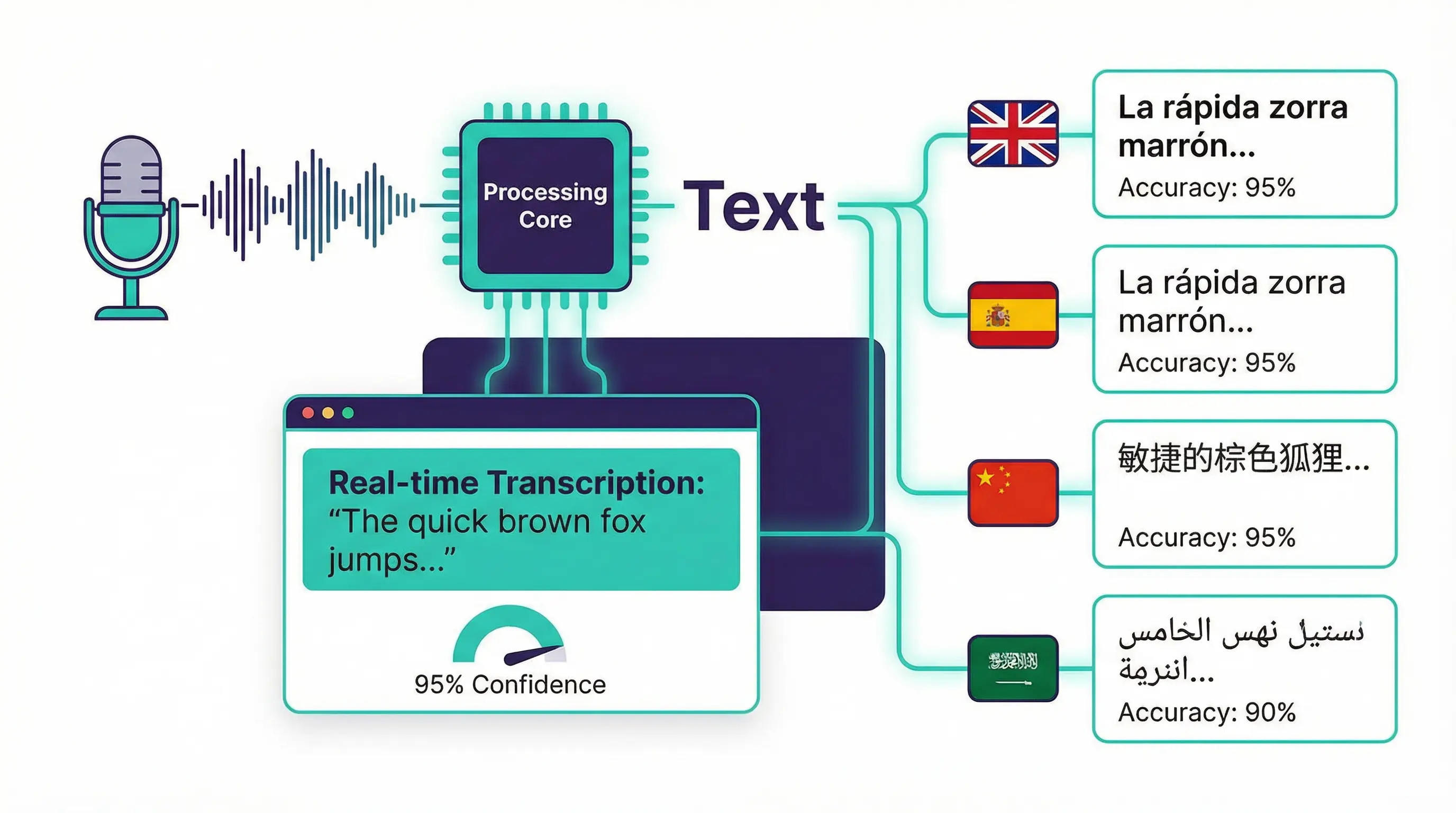Flux de travail Speech-to-Text