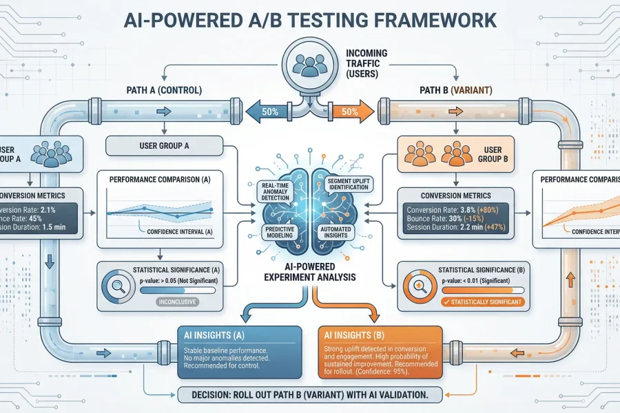 Tests A/B pour les fonctionnalités IA